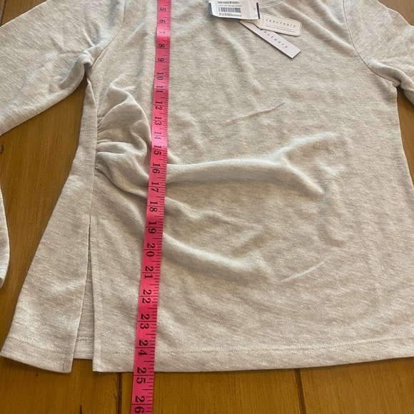 Sanctuary Women’s Gray Long Sleeve Crew Shirt New M-L - Picture 6 of 14